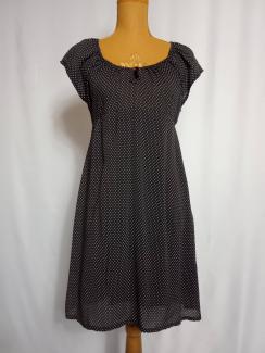 robe voile de coton taille haute face
