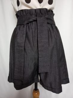 short chambray de coton
