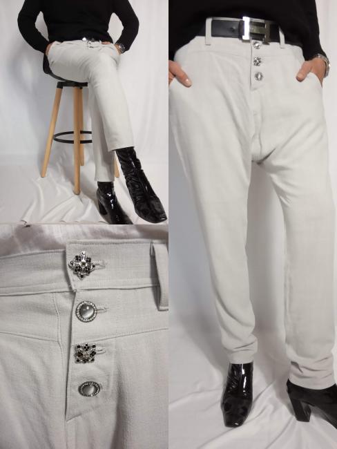 pantalon sarouel lin viscose