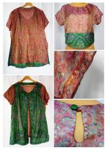 Transformation Sari en Soie