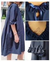 montage_robe_ample_satin_de_coton_bleu_marine