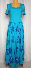 Robe bleue turquoise