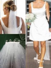 robe de mariée et voile