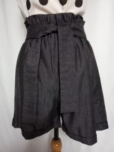 short chambray de coton